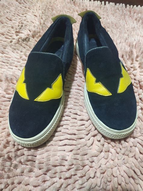 fendi monster loafers